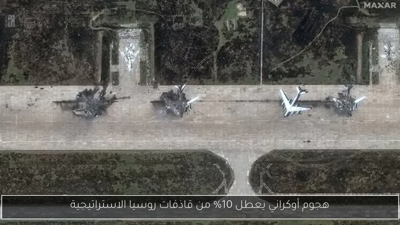 هجوم أوكراني يعطل 10% من قاذفات روسيا الاستراتيجية