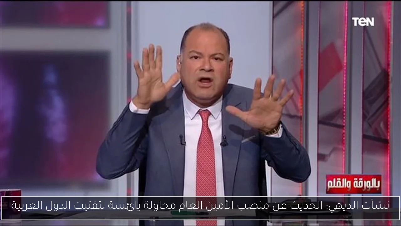 نشأت الديهي: الحديث عن منصب الأمين العام محاولة يائسة لتفتيت الدول العربية