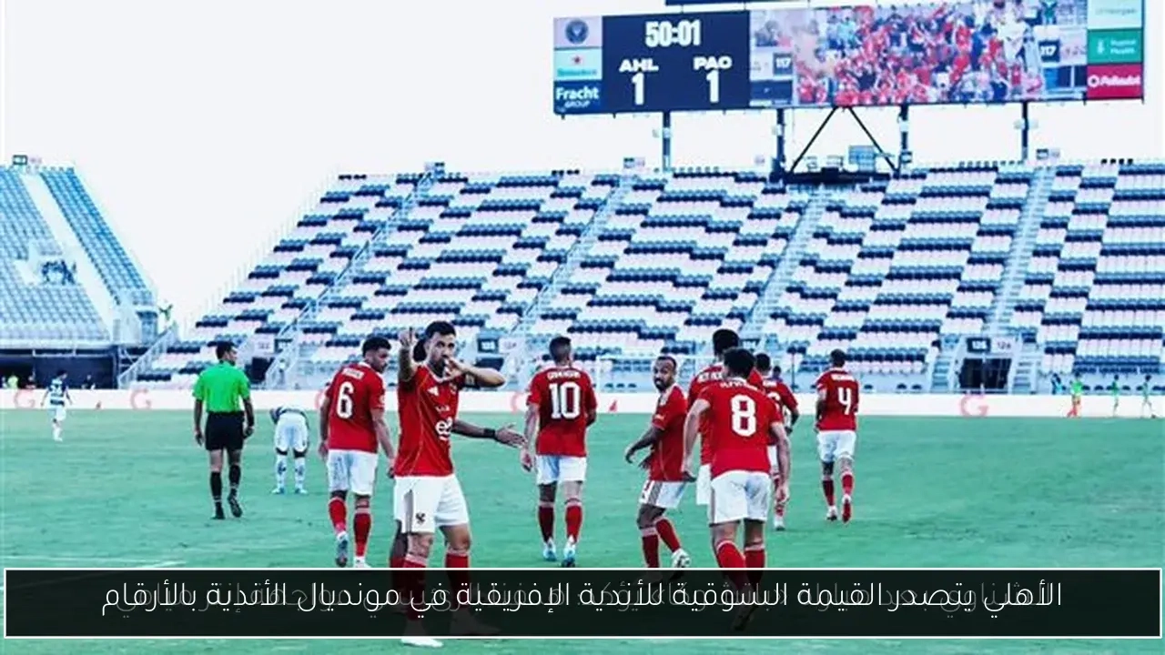 الأهلي يتصدر القيمة السوقية للأندية الإفريقية في مونديال الأندية بالأرقام