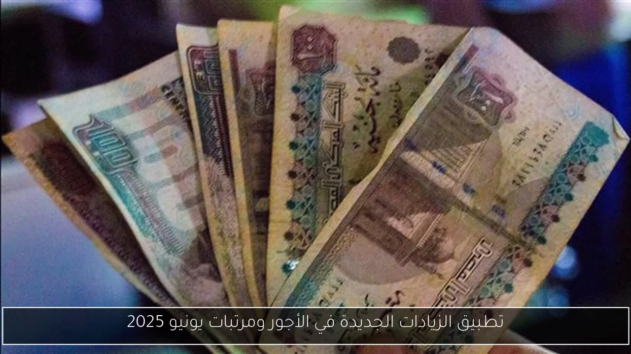 تطبيق الزيادات الجديدة في الأجور ومرتبات يونيو 2025