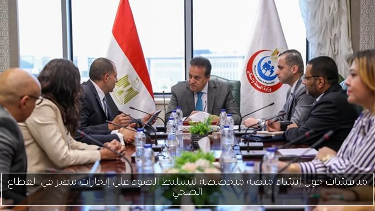 مناقشات حول إنشاء منصة متخصصة لتسليط الضوء على إنجازات مصر في القطاع الصحي