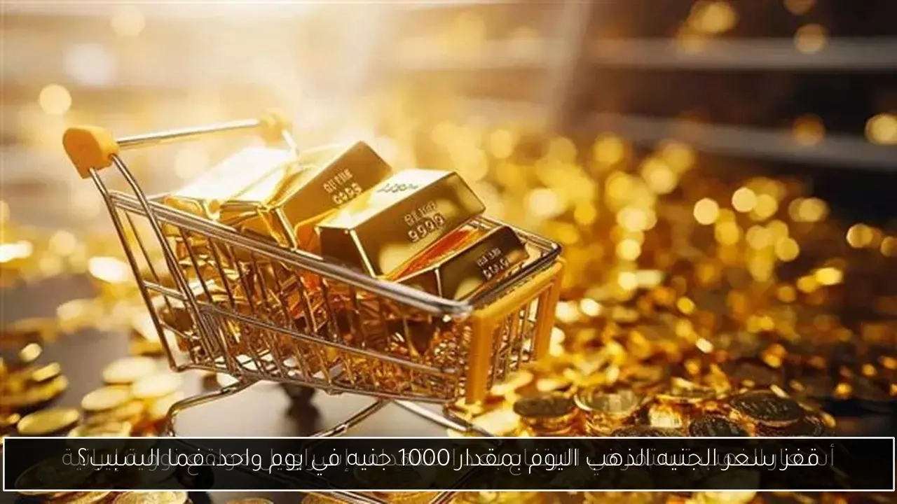 قفز سعر الجنيه الذهب اليوم بمقدار 1000 جنيه في يوم واحد، فما السبب؟