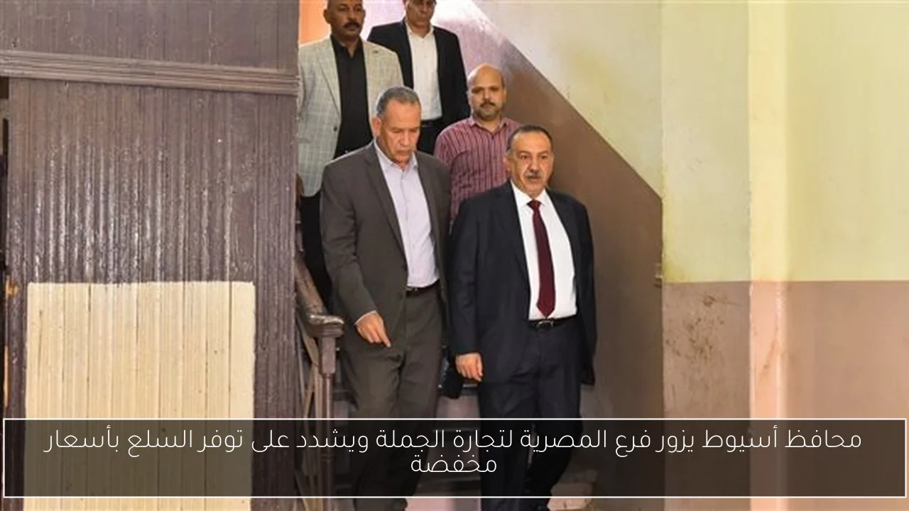 محافظ أسيوط يزور فرع المصرية لتجارة الجملة ويشدد على توفر السلع بأسعار مخفضة