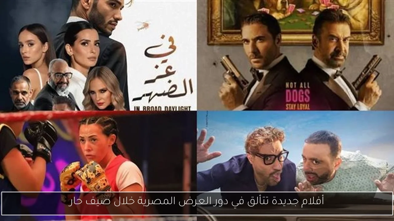 أفلام جديدة تتألق في دور العرض المصرية خلال صيف حار