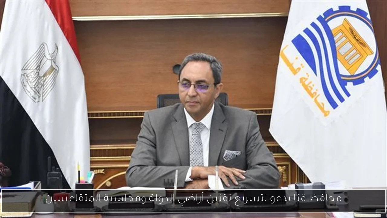 محافظ قنا يدعو لتسريع تقنين أراضي الدولة ومحاسبة المتقاعسين