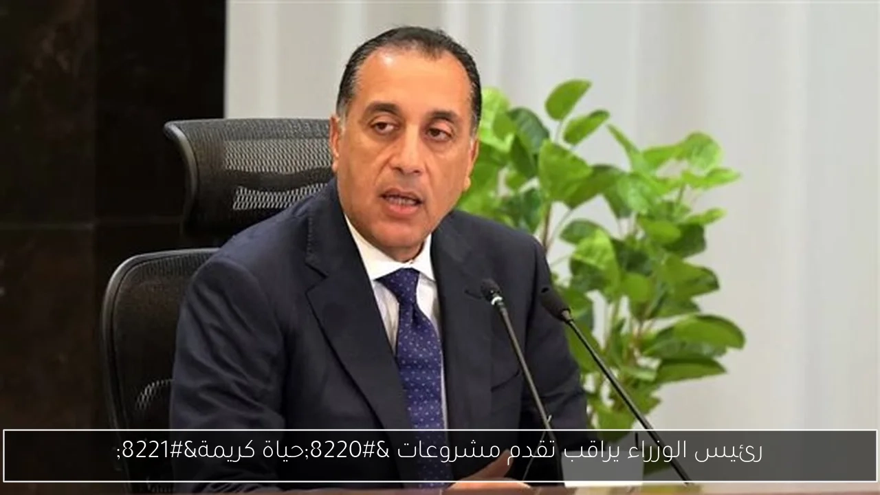 رئيس الوزراء يراقب تقدم مشروعات 'حياة كريمة'