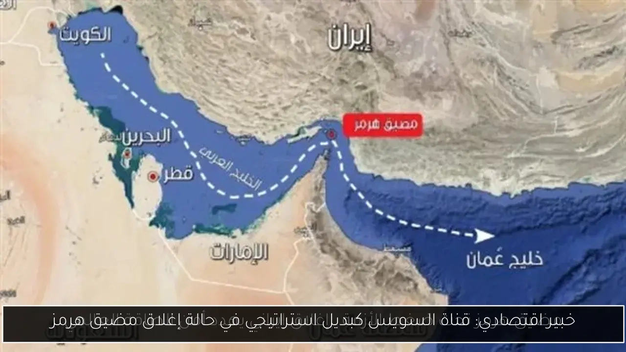 خبير اقتصادي: قناة السويس كبديل استراتيجي في حالة إغلاق مضيق هرمز