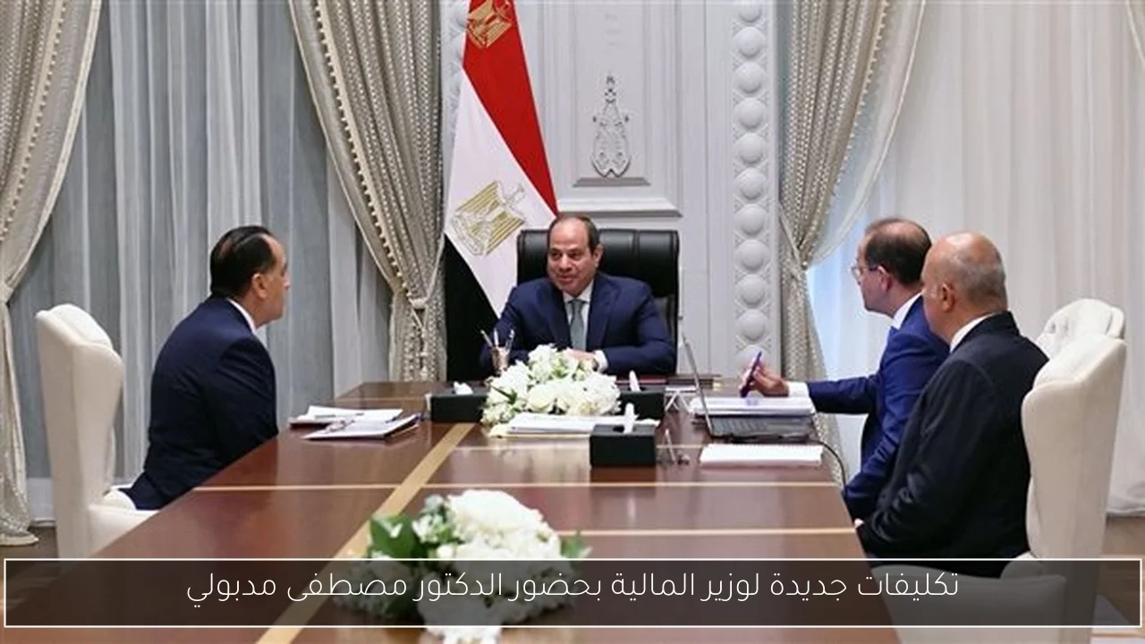 تكليفات جديدة لوزير المالية بحضور الدكتور مصطفى مدبولي