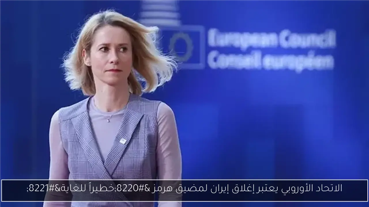 الاتحاد الأوروبي يعتبر إغلاق إيران لمضيق هرمز 'خطيراً للغاية'