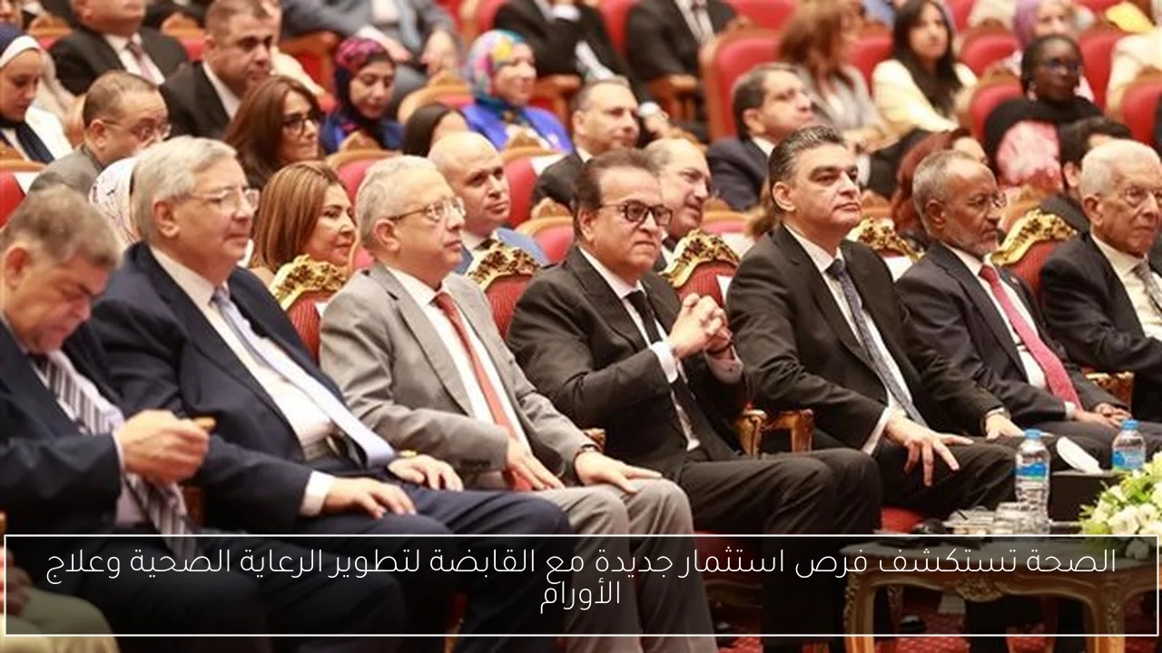 الصحة تستكشف فرص استثمار جديدة مع القابضة لتطوير الرعاية الصحية وعلاج الأورام