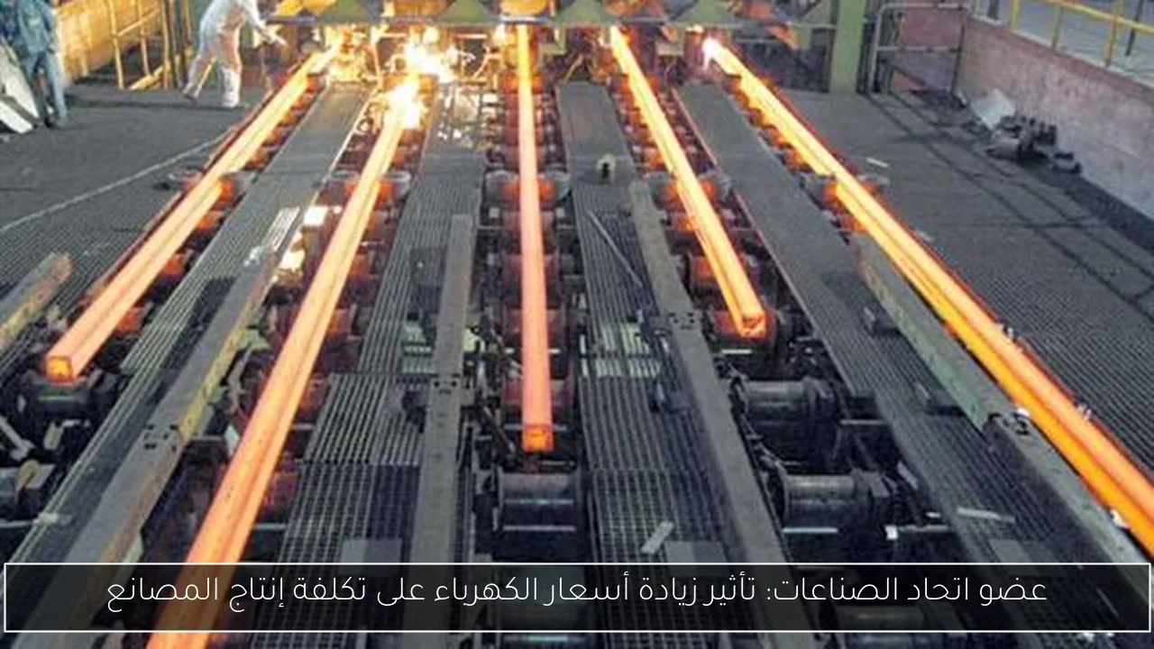 عضو اتحاد الصناعات: تأثير زيادة أسعار الكهرباء على تكلفة إنتاج المصانع