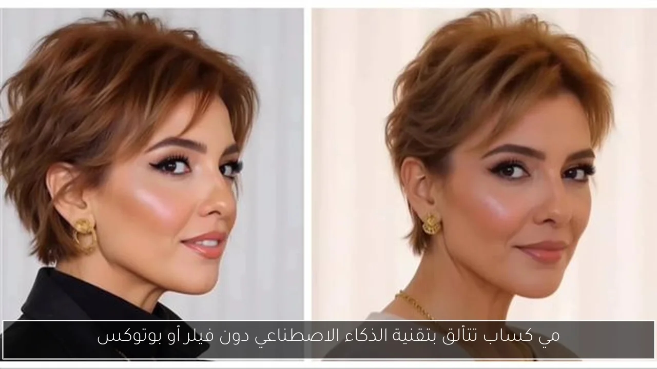 مي كساب تتألق بتقنية الذكاء الاصطناعي دون فيلر أو بوتوكس