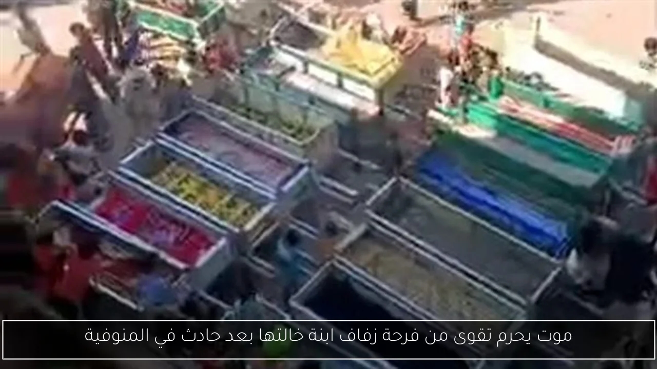 موت يحرم تقوى من فرحة زفاف ابنة خالتها بعد حادث في المنوفية