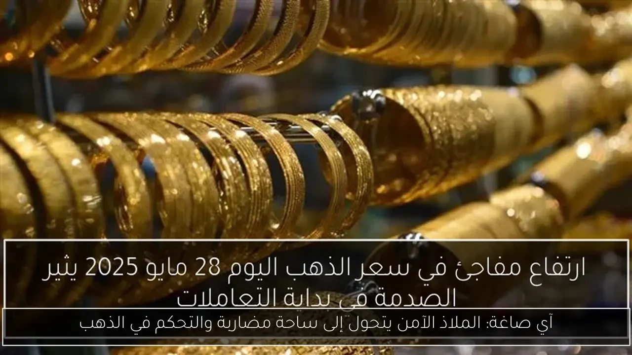 آي صاغة: الملاذ الآمن يتحول إلى ساحة مضاربة والتحكم في الذهب