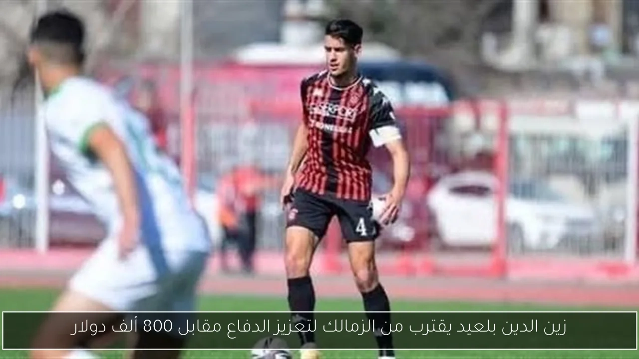 زين الدين بلعيد يقترب من الزمالك لتعزيز الدفاع مقابل 800 ألف دولار