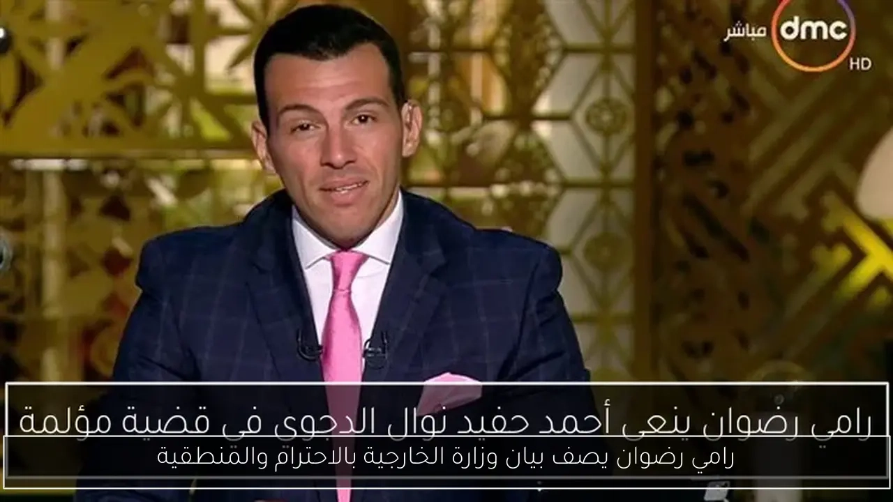رامي رضوان يصف بيان وزارة الخارجية بالاحترام والمنطقية