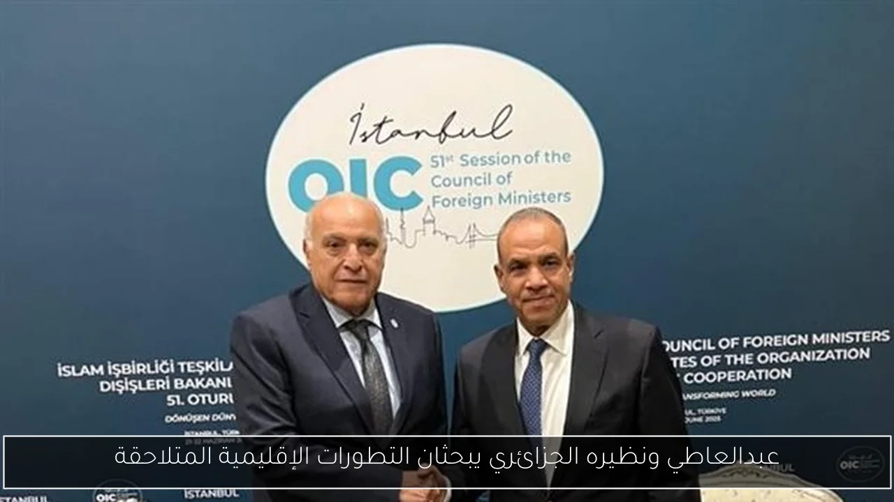 عبدالعاطي ونظيره الجزائري يبحثان التطورات الإقليمية المتلاحقة