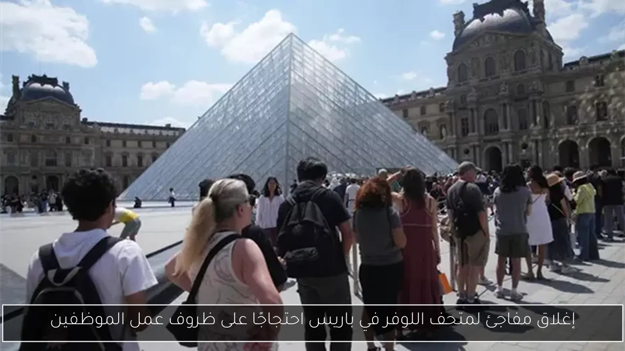 إغلاق مفاجئ لمتحف اللوفر في باريس احتجاجًا على ظروف عمل الموظفين