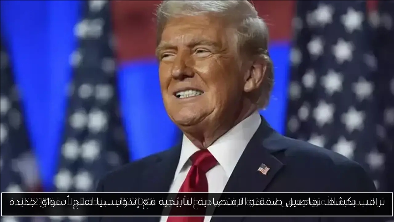ترامب يكشف تفاصيل صفقته الاقتصادية التاريخية مع إندونيسيا لفتح أسواق جديدة