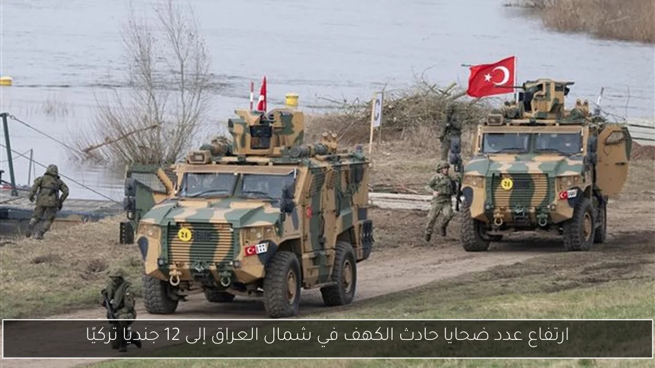 ارتفاع عدد ضحايا حادث الكهف في شمال العراق إلى 12 جنديًا تركيًا