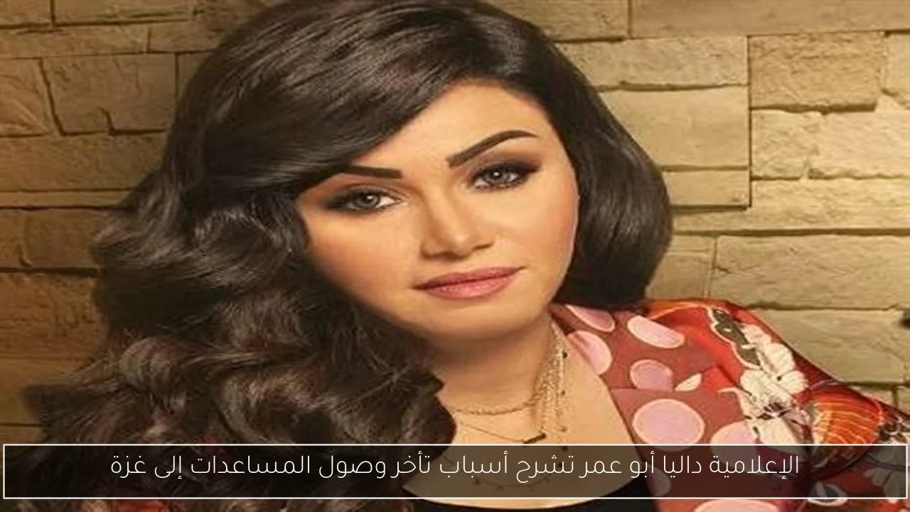 الإعلامية داليا أبو عمر تشرح أسباب تأخر وصول المساعدات إلى غزة