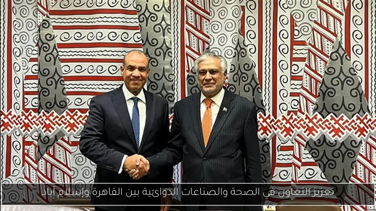 تعزيز التعاون في الصحة والصناعات الدوائية بين القاهرة وإسلام آباد