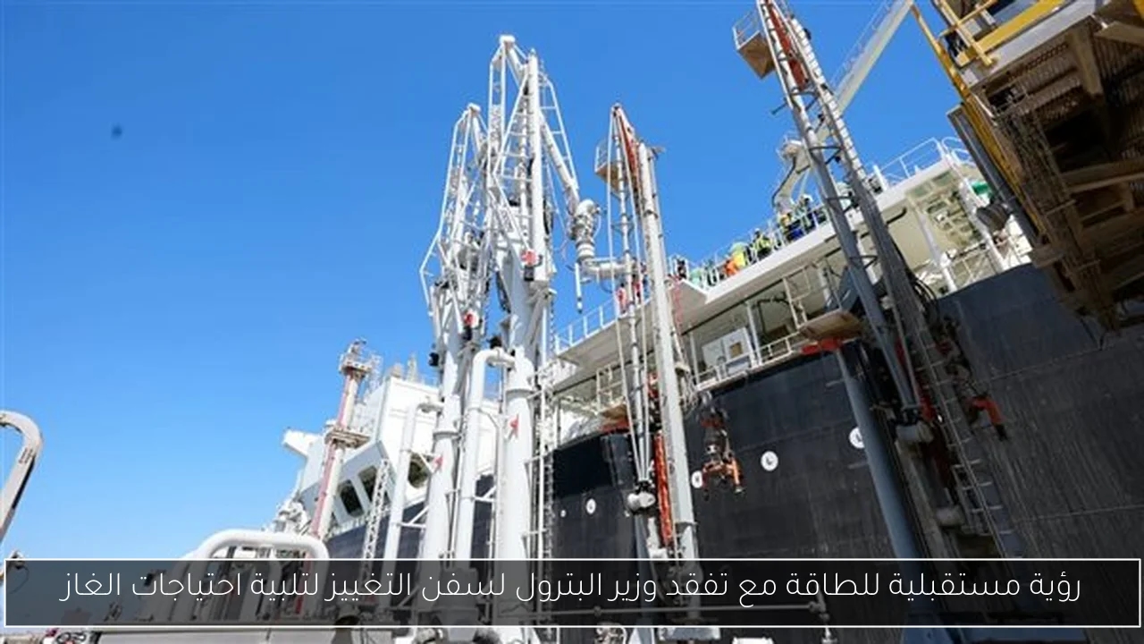 رؤية مستقبلية للطاقة مع تفقد وزير البترول لسفن التغييز لتلبية احتياجات الغاز