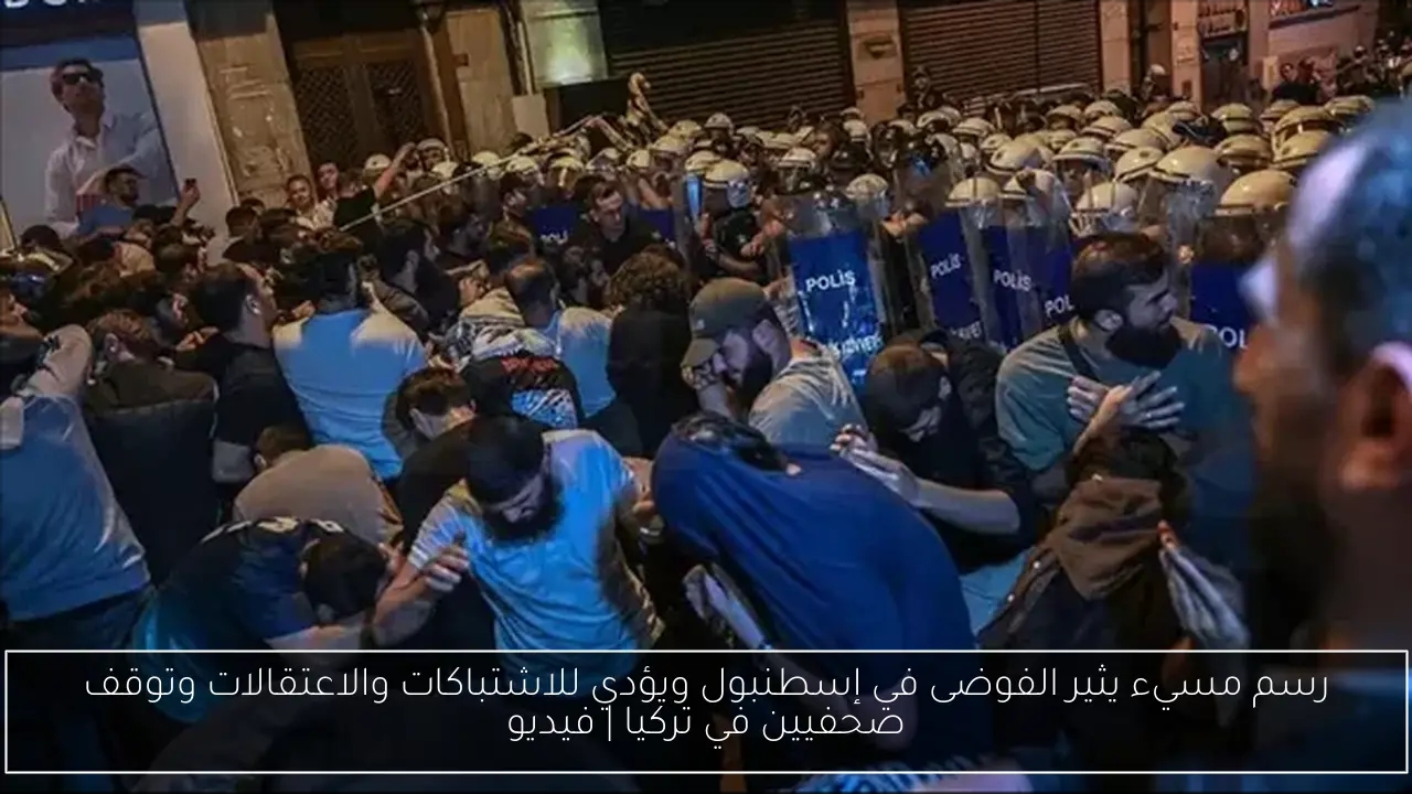 رسم مسيء يثير الفوضى في إسطنبول ويؤدي للاشتباكات والاعتقالات وتوقف صحفيين في تركيا