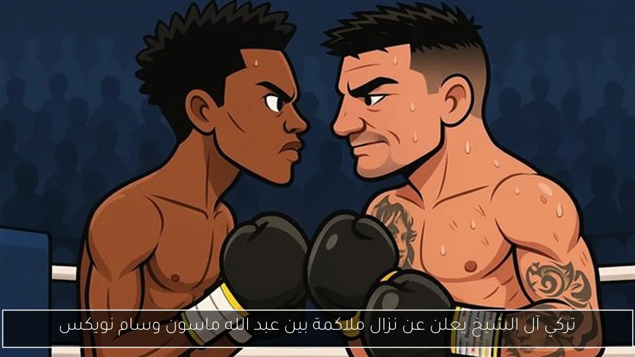 تركي آل الشيخ يعلن عن نزال ملاكمة بين عبد الله ماسون وسام نويكس