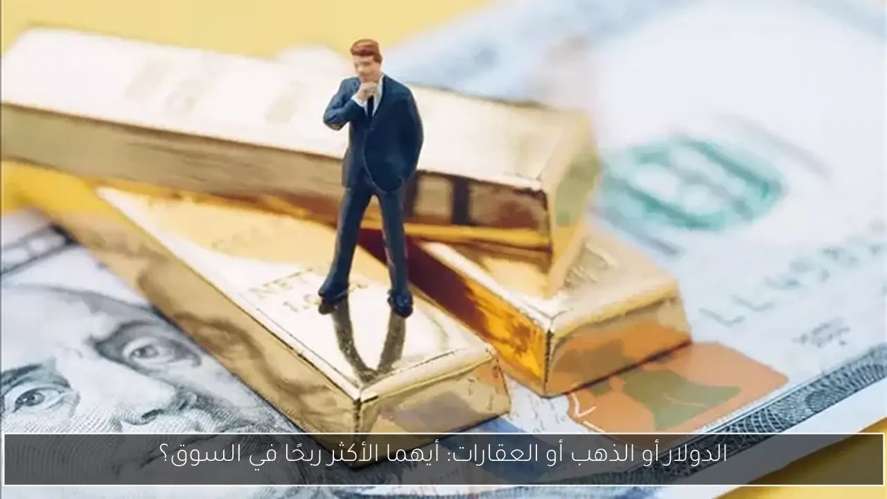 الدولار أو الذهب أو العقارات: أيهما الأكثر ربحًا في السوق؟