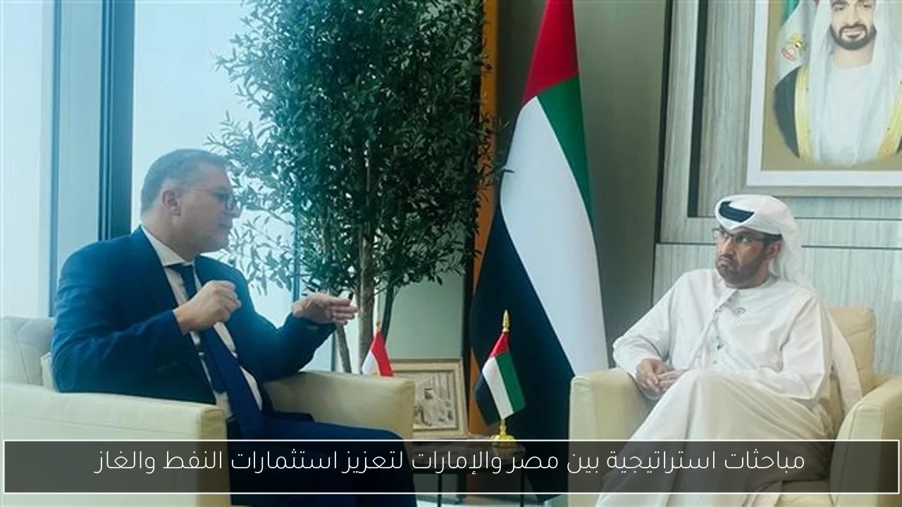 مباحثات استراتيجية بين مصر والإمارات لتعزيز استثمارات النفط والغاز