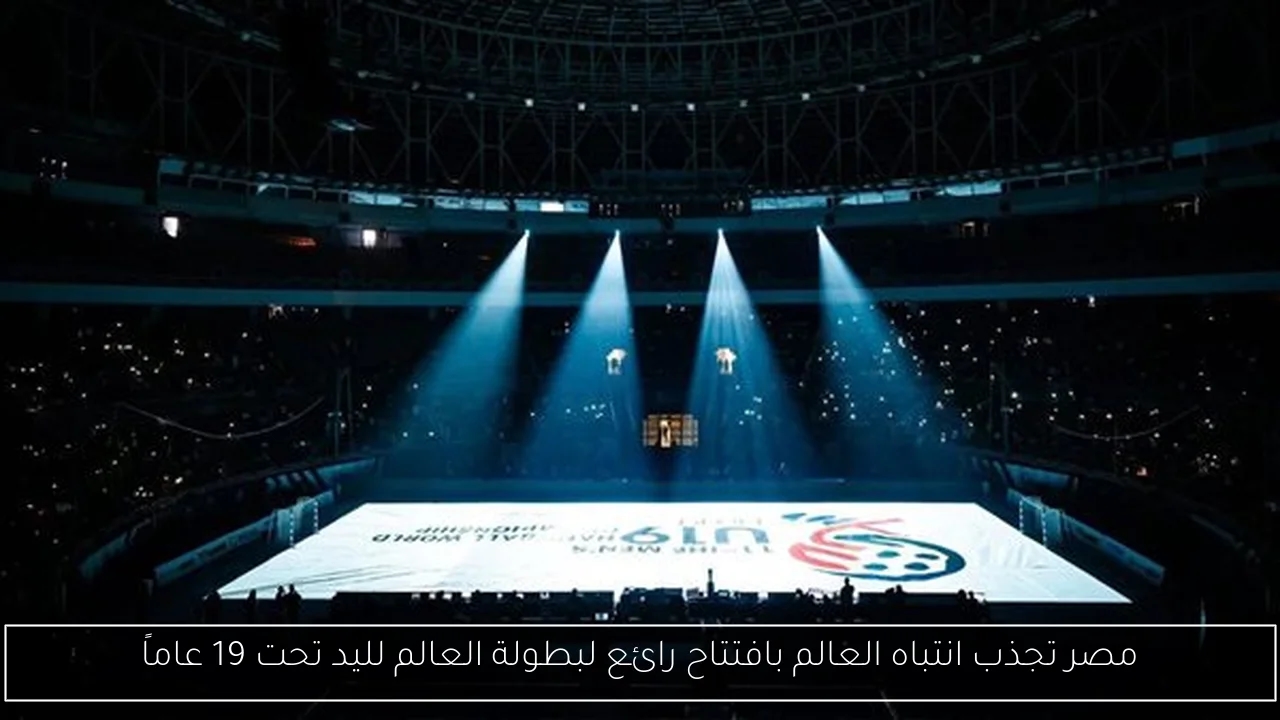مصر تجذب انتباه العالم بافتتاح رائع لبطولة العالم لليد تحت 19 عاماً