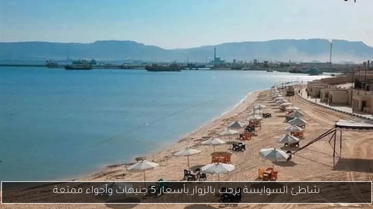 شاطئ السوايسة يرحب بالزوار بأسعار 5 جنيهات وأجواء ممتعة