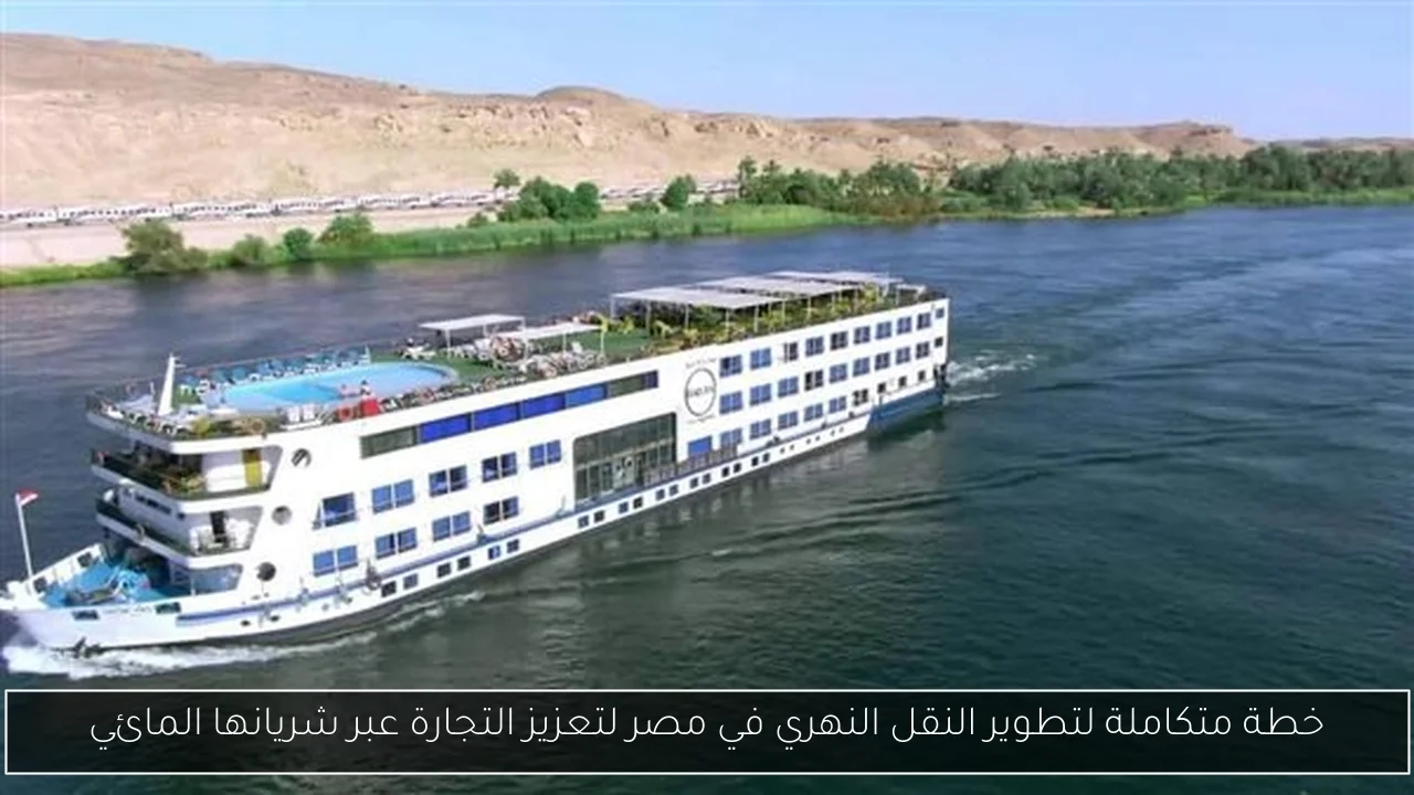 خطة متكاملة لتطوير النقل النهري في مصر لتعزيز التجارة عبر شريانها المائي