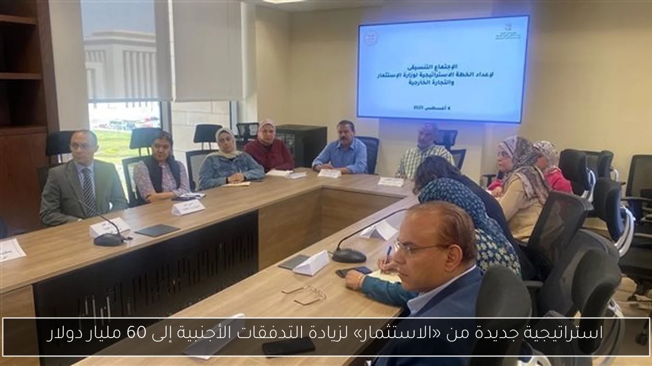 استراتيجية جديدة من «الاستثمار» لزيادة التدفقات الأجنبية إلى 60 مليار دولار