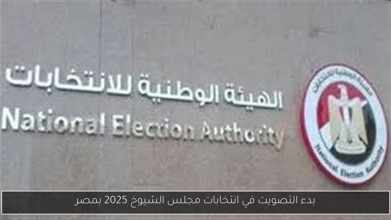 بدء التصويت في انتخابات مجلس الشيوخ 2025 بمصر