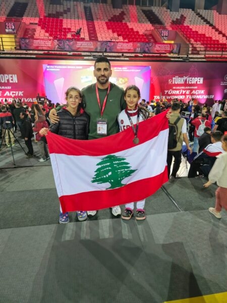 بالصور: ميدالية فضية لجاين عبود في بطولة تركيا المفتوحة بالتايكواندو