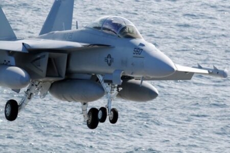 A U.S. Navy EA-18G 'Growler' Electronic-Warfare Aircraft has reportedly crashed into San Diego Bay