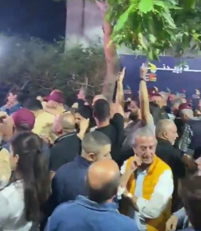 بالفيديو: فوز لائحة جورج عون في الحدت بكامل أعضائها الـ 18