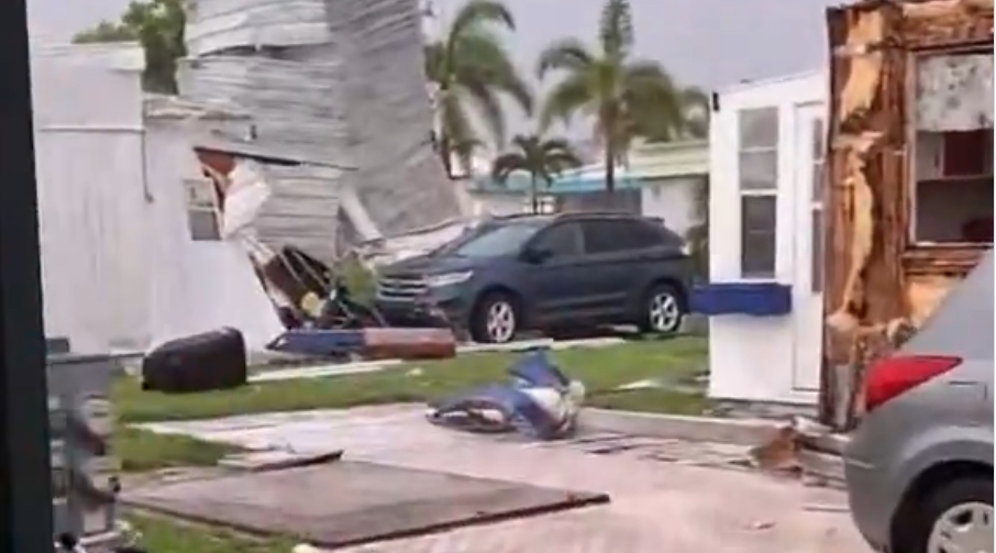 VIDEO: Tornado Damage in Largo, Florida: Shelter-in-Place Order Remains in Effect