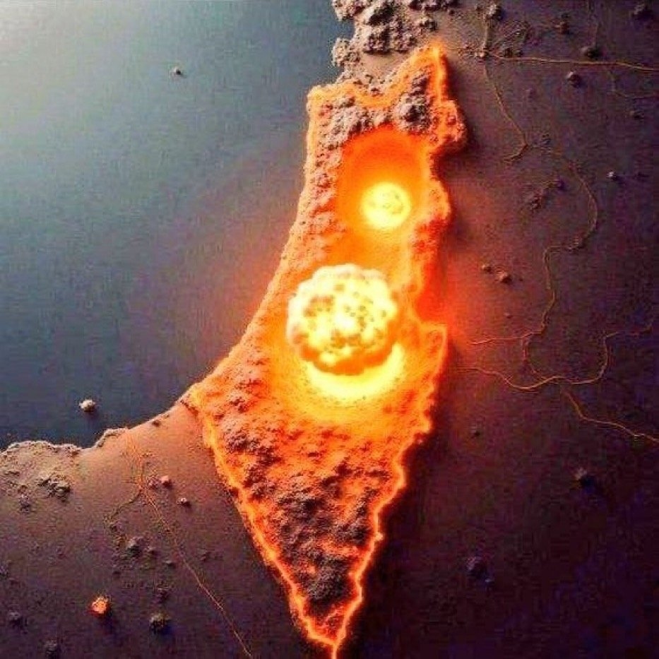 Photo: Iranian Official Sparks Outrage by Sharing Image Depicting Nuclear Attack on Israel