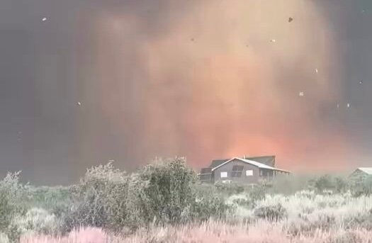 Video: 'Firenado' Spotted Near La Sal, Utah as #QuarryFire Threatens Homes in Deer Creek Canyon