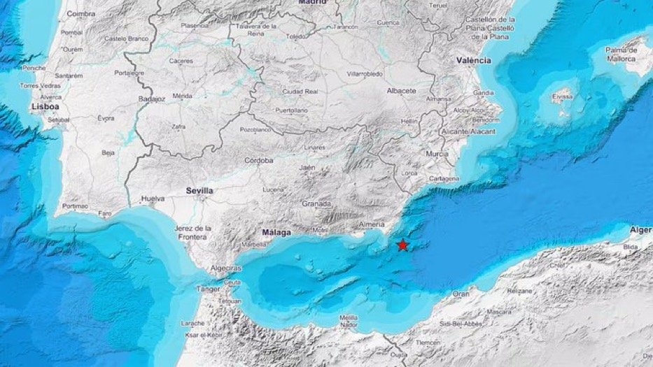BREAKING: Magnitude 5.5 Earthquake Detected Off Coast of Almería, Spain