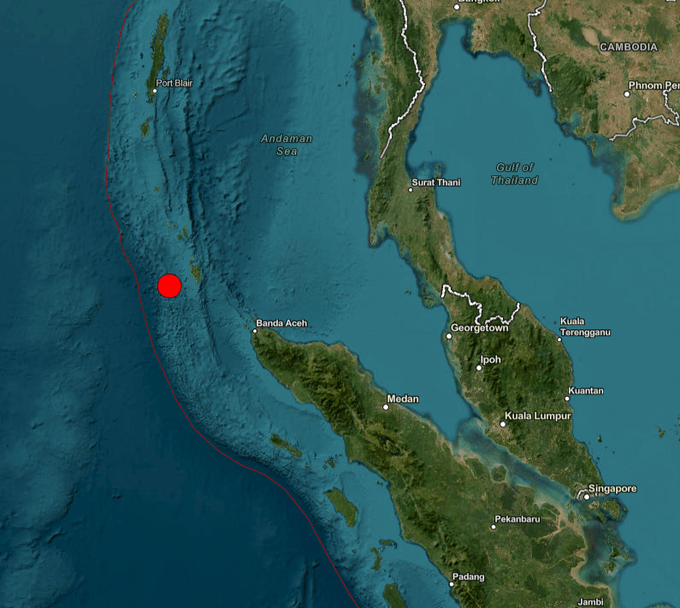 Preliminary M6.5 Earthquake Strikes Off the Coast of Sabang, Indonesia