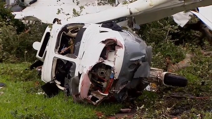 Video Small Plane Crashes in Pembroke Pines, Four Hospitalized Including Teen with Serious Injuries