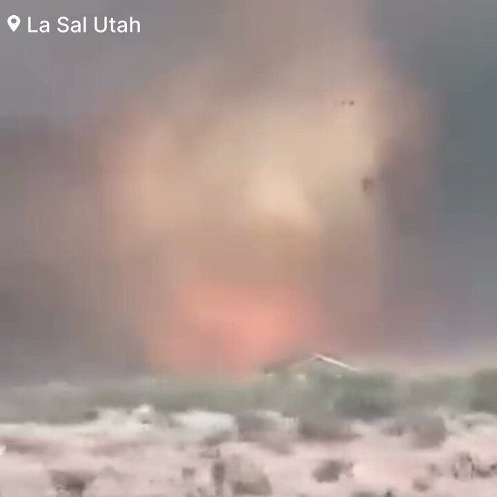 Video: Firefighters Battle Massive Wildfire as Rare Firenado Erupts in Utah