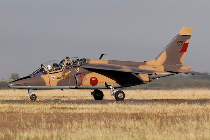 تحطم طائرة مغربية AlphaJet بالقرب من مطار فاس