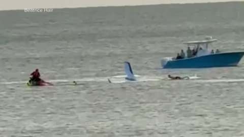Pilot Survives Emergency Landing in Ocean Near Oak Island, North Carolina