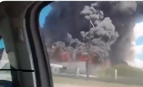 Video: Massive Fire Erupts at Manufacturing Plant in Manaus, Brazil