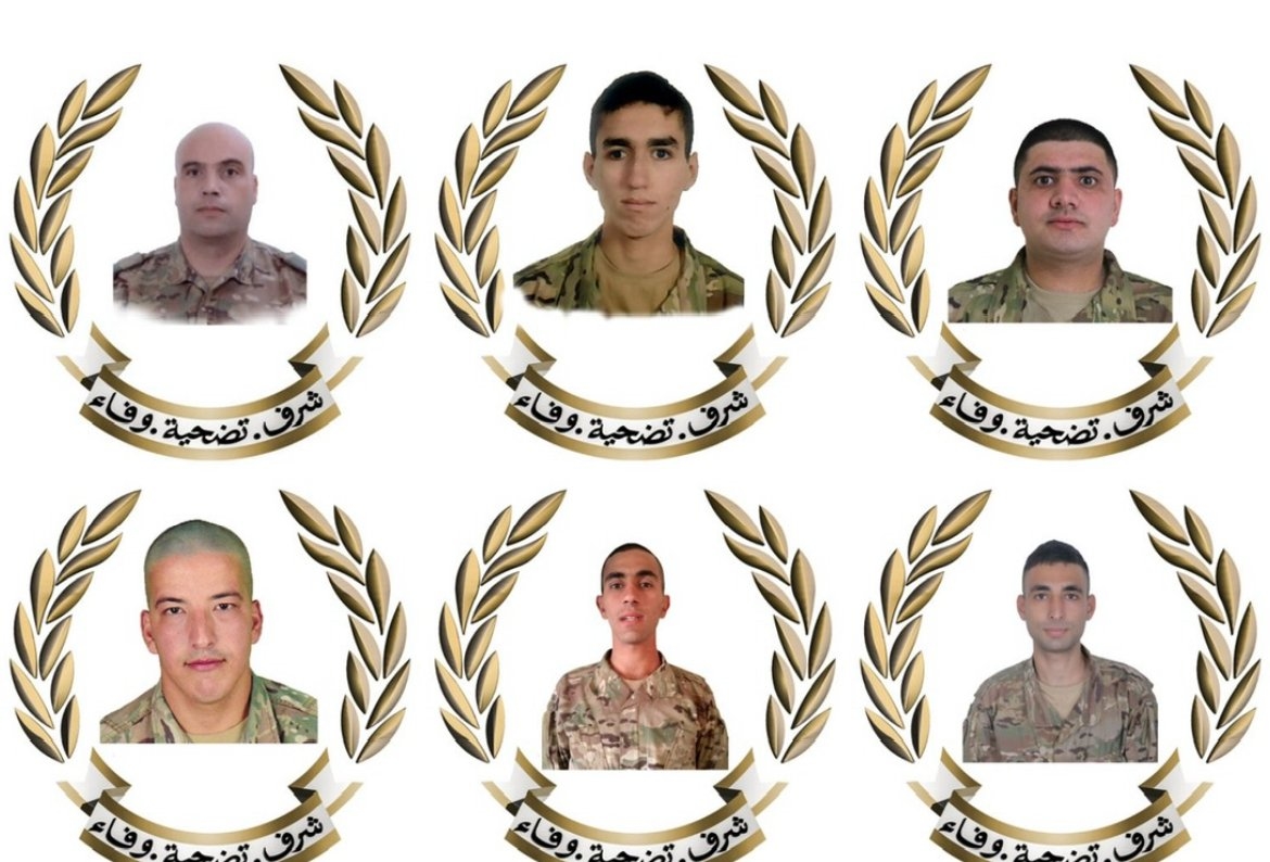 الجيش: صور ونبذة عن العسكريين الذين إستشهدوا في انفجار وادي زبقين